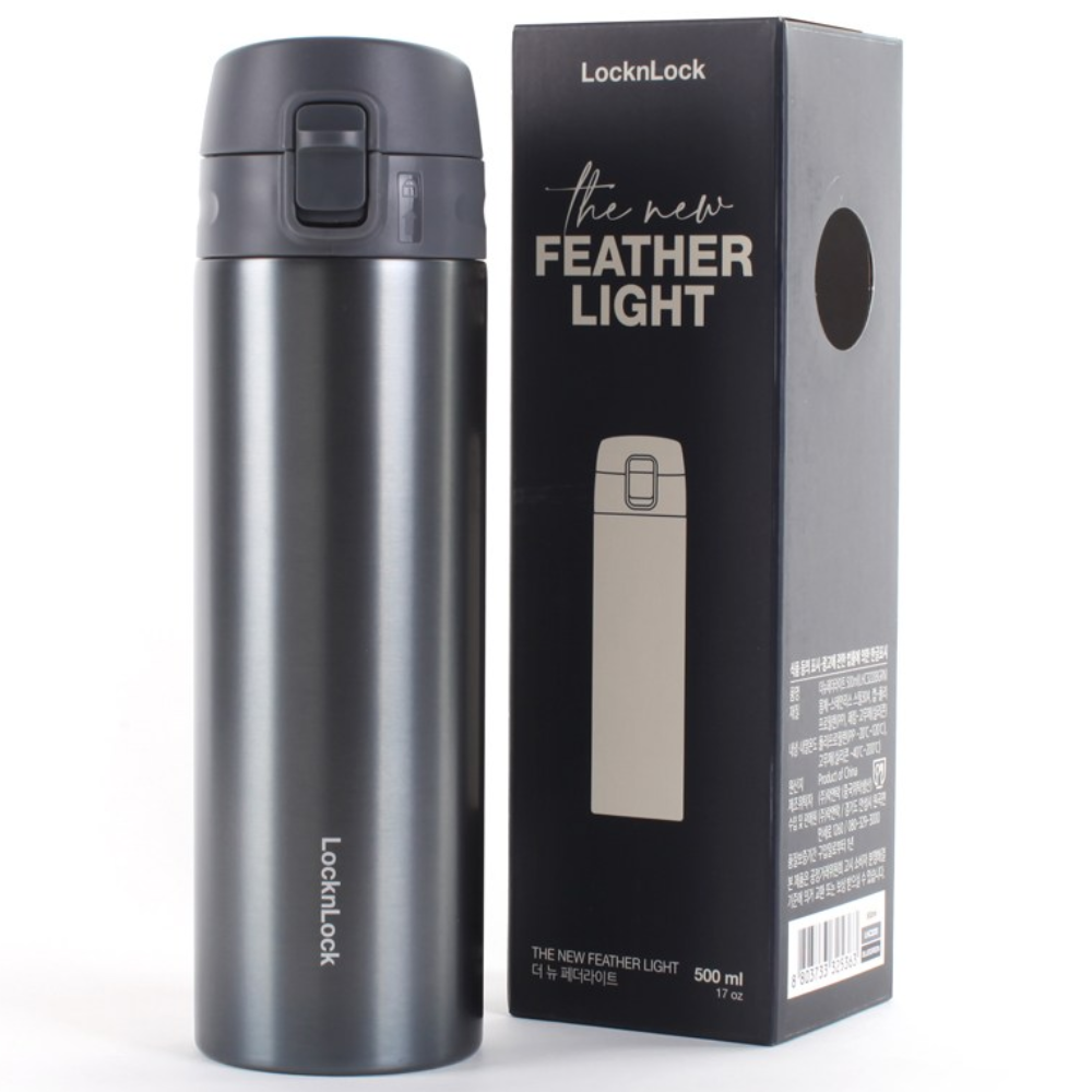 락앤락 페더라이트 텀블러 LHC3220, 다크그레이 (DGRY), 500ml 19,900원