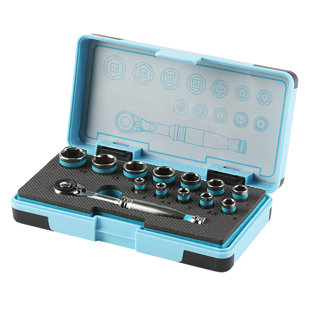 썬키 스테인레스 소켓렌치 13종 세트 6.35mm SSR-13ST 63,780원