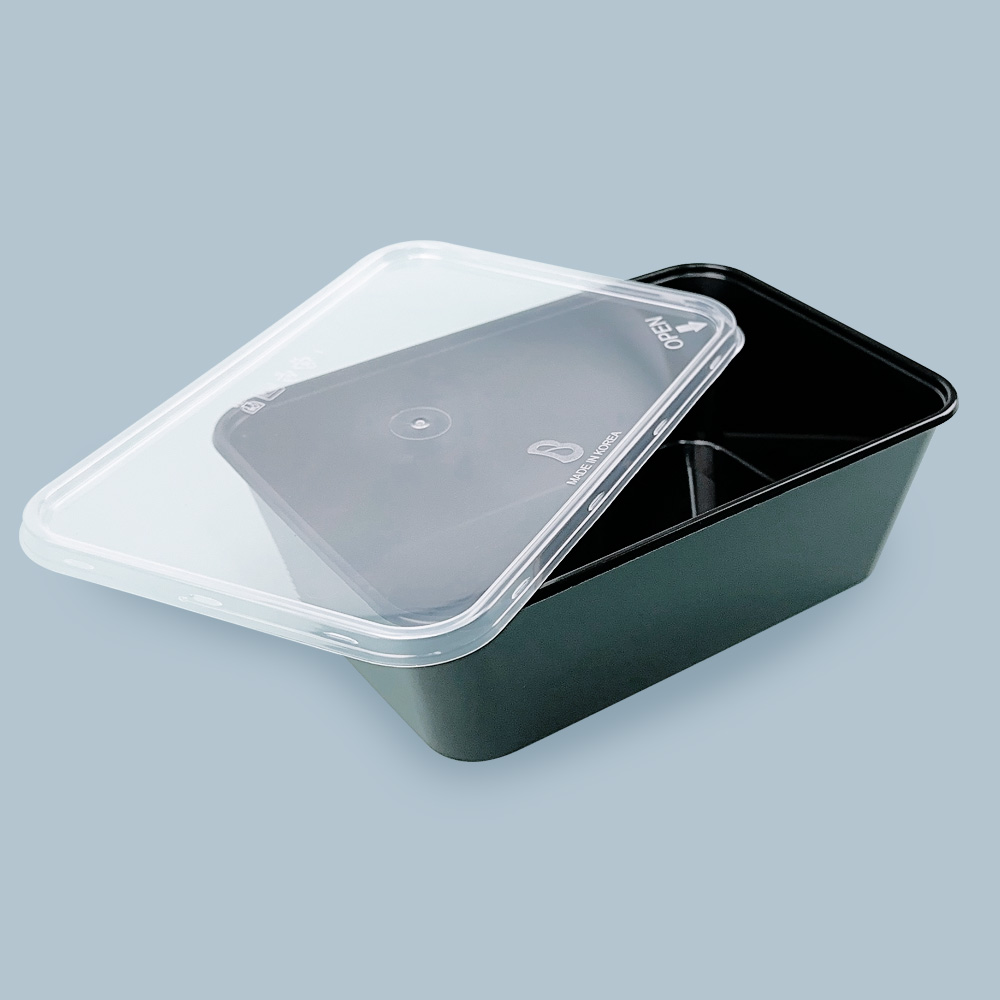 사출 직사각 죽 반찬 용기, 1개, 50세트 17,900원