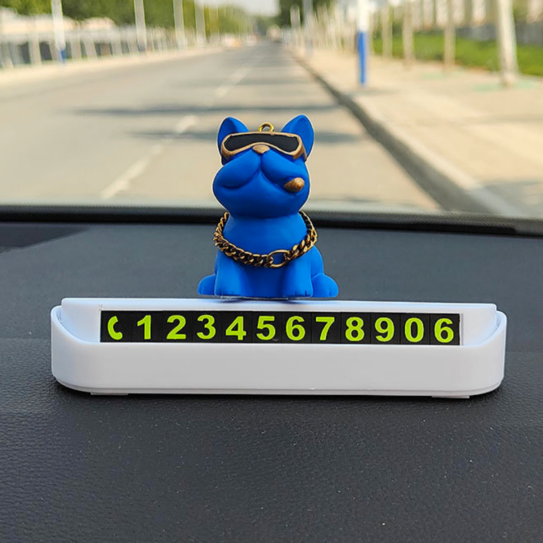 아임코지 캐릭터 차량 주차번호판, 1개, 화이트(번호판)+블루(강아지) 17,400원