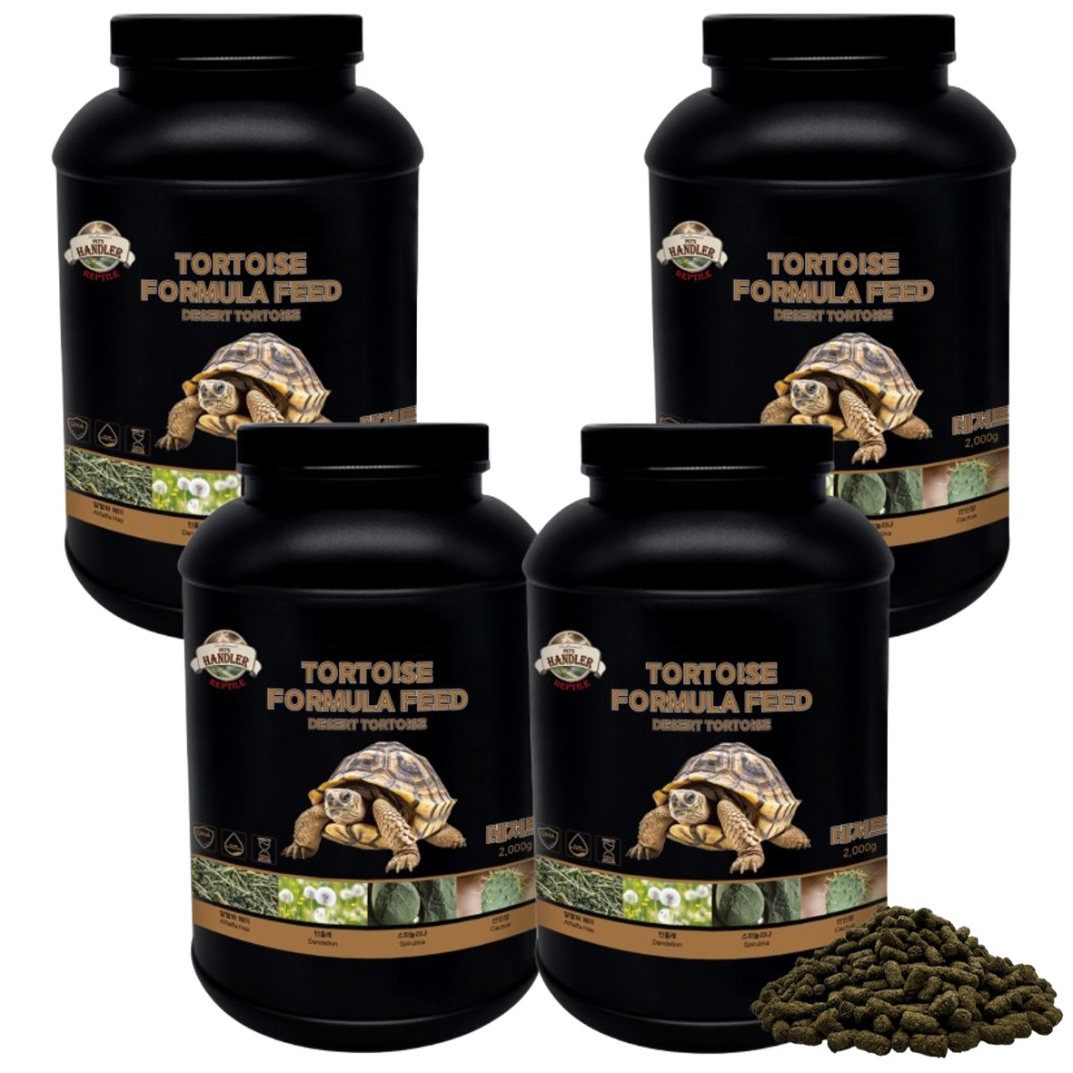 펫츠핸들러 렙타일 포뮬러 육지거북이 전용사료 데저트 6000ml (2000g) 100,000원