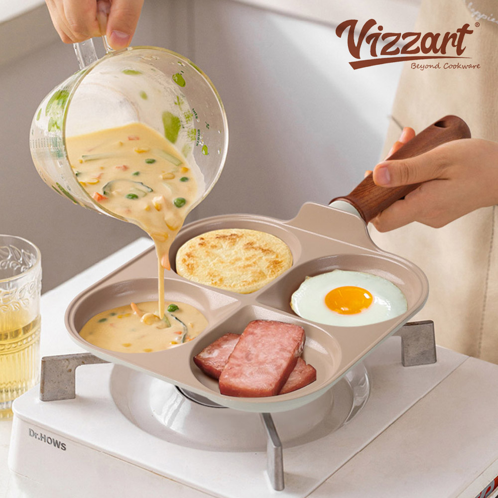 IH 세라믹 코팅 비자트우브 국산 4구 에그팬 계란프라이팬 70,560원