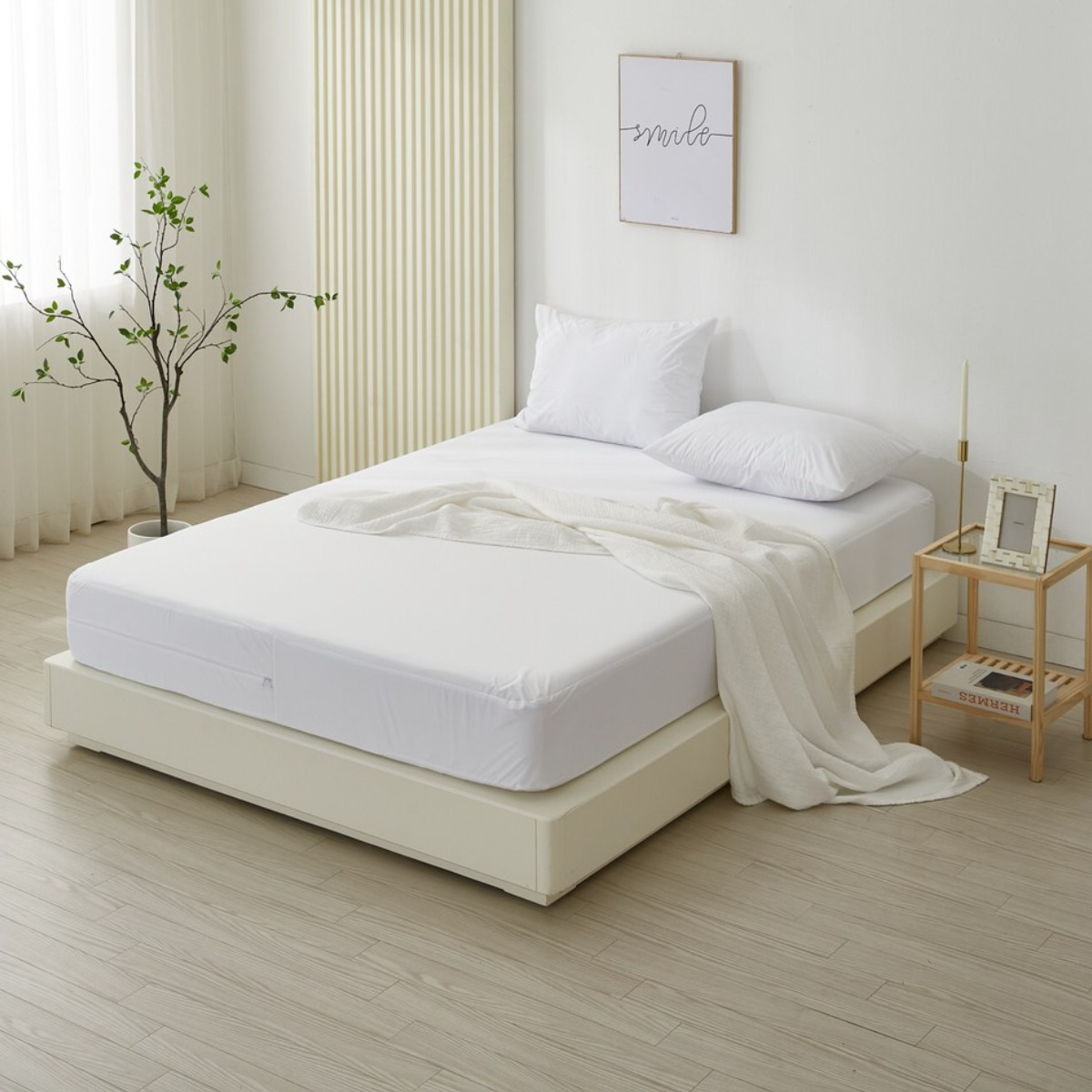 잠쿨 국내생산 방수매트리스커버 지퍼형6면 [S90~SK180 사이즈] 다양한높이 전체방수 진드기방지 30,500원
