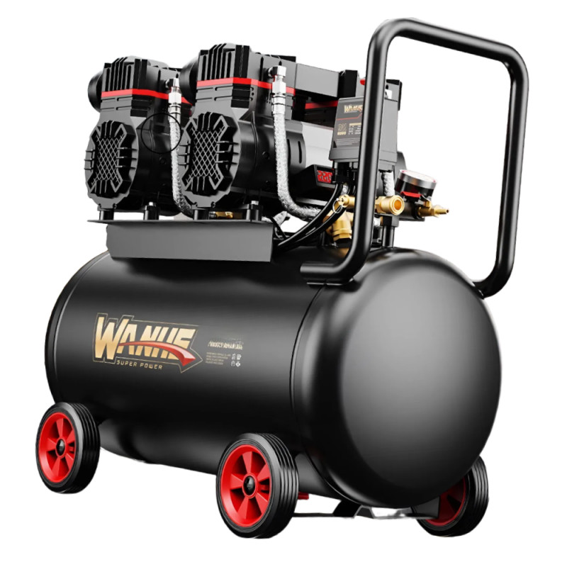 하이티전자 고압 콤프레샤 공기 에어 압축기 펌프 휴대용 산업용 목공 저소음, 1개 190,300원