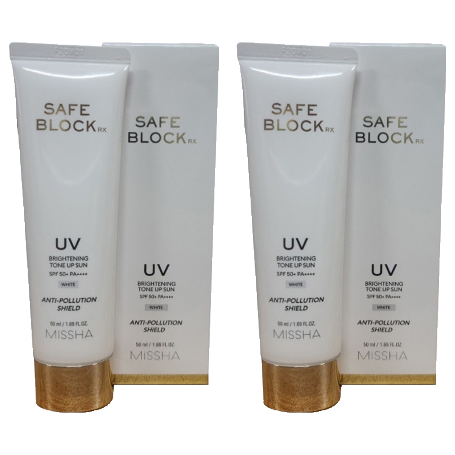 미샤 세이프 블록 RX 브라이트닝 톤업 선크림 SPF50+ PA++++ 18,800원