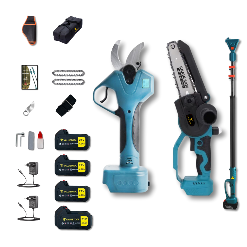 밸류툴 충전식 전동 가위 전지 전정 고지 장대 세트 309,010원
