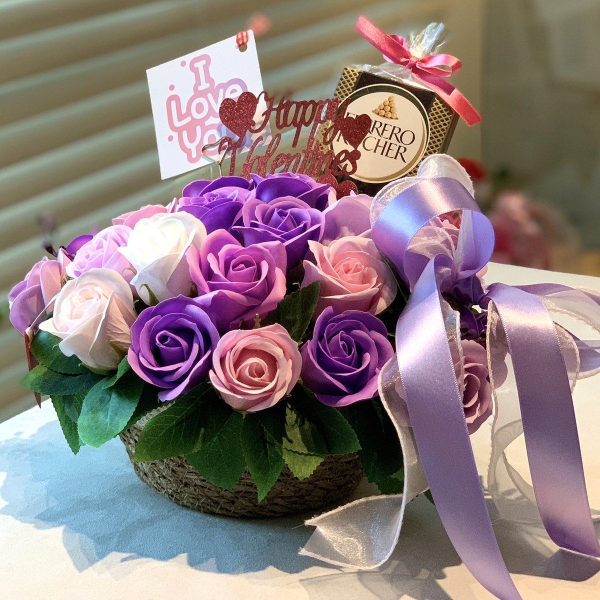 발렌타인선물 발렌타인데이 초콜릿꽃다발 비누꽃 발렌타인꽃바구니 바이올렛 여친선물 남친선물 프로포즈 35,200원