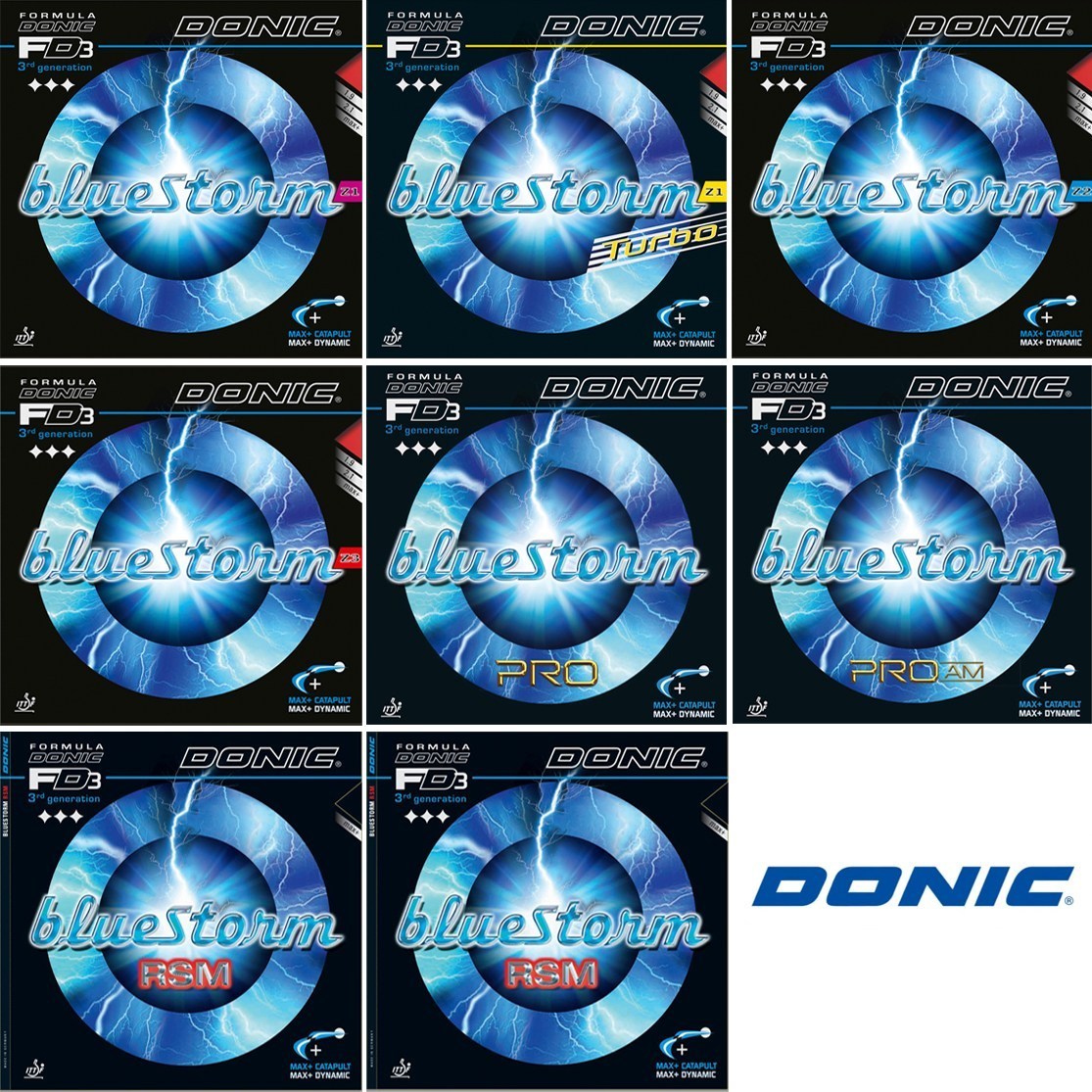 [도닉] 블루스톰 Z1,Z1터보,Z2,Z3,PRO,PRO AM,RSM  탁구러버 48,000원