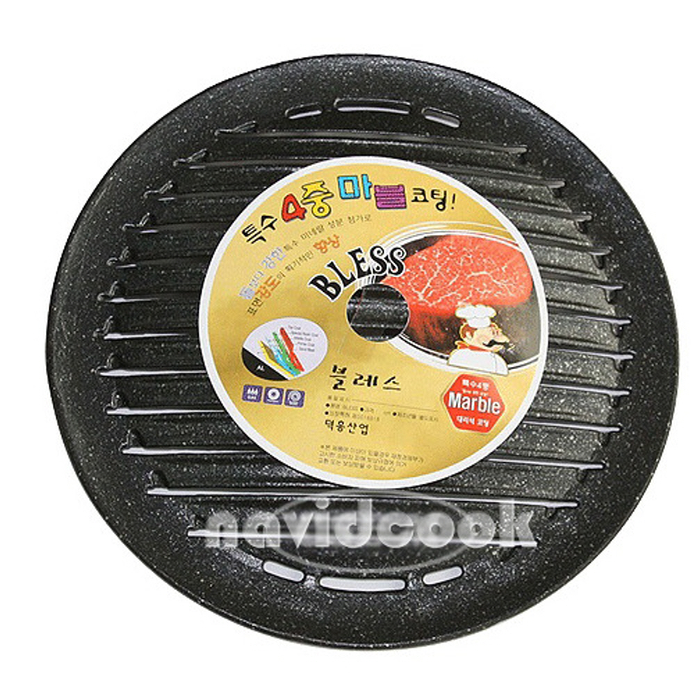 3967-덕흥불판(갈비) 갈비석쇠 295 (숯불용) 원형불판 25,000원