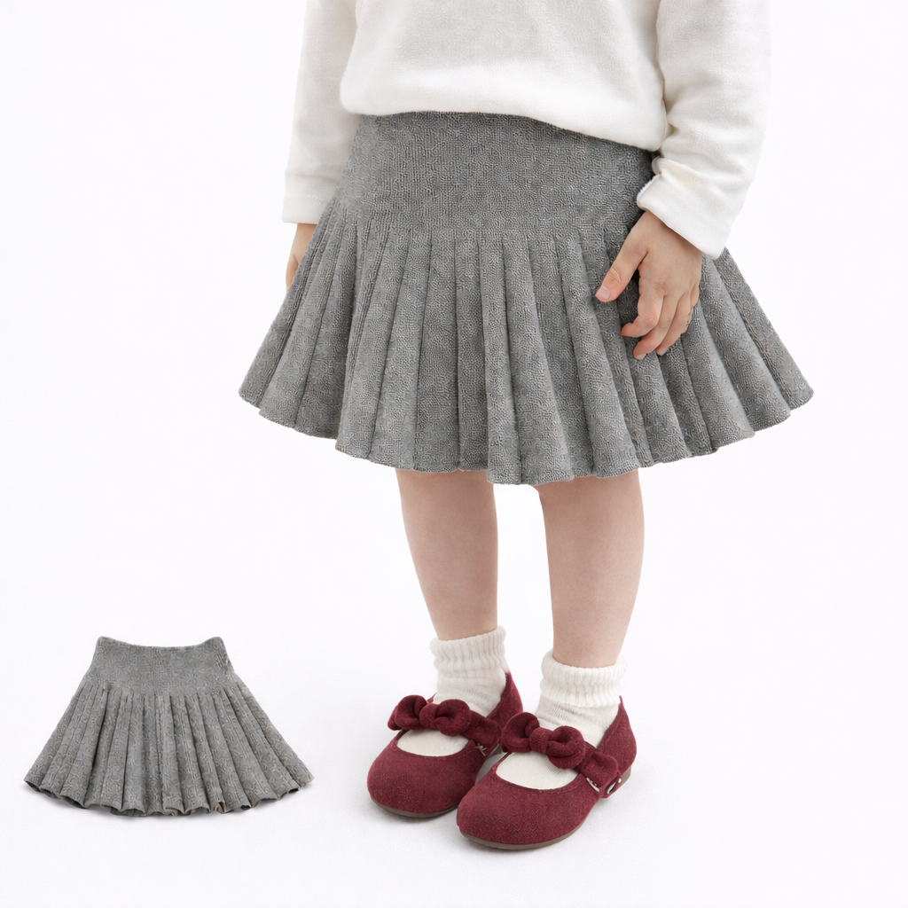 여아 치마 니트 스커트 키높이 스쿨룩 고무밴딩 하객룩 정장 12,900원