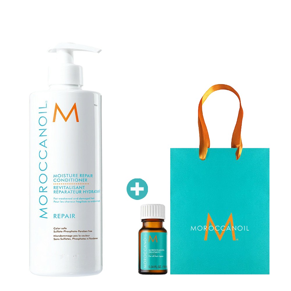 모로칸오일 모이스처 리페어 컨디셔너 1000ml 대용량 미용실 손상모발용 + 모로칸오일 10ml/쇼핑백증정 60,000원