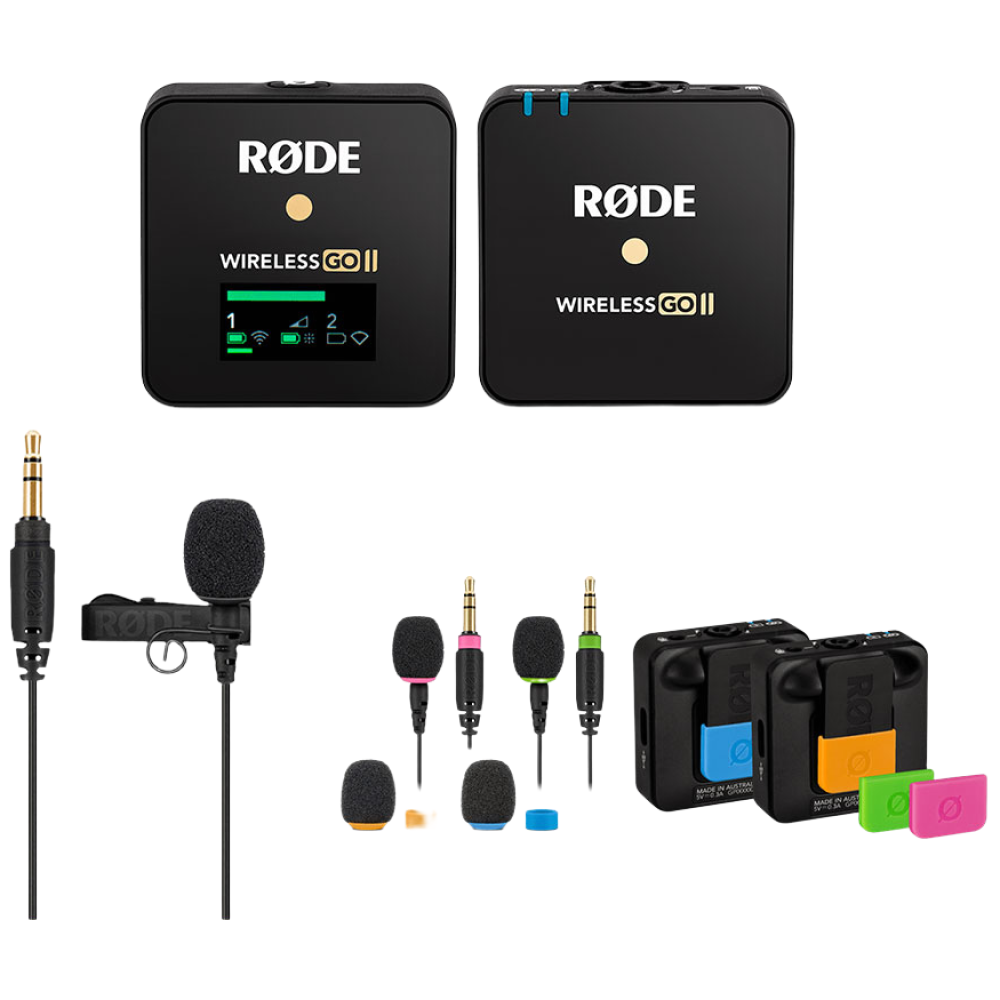 로데 와이어리스고2 싱글 RODE WIRELESS GO 2 Single 무선 마이크+Lavalier go 라벨리어 고 1개 + COLORS2 컬러밴드 패키지 485,000원