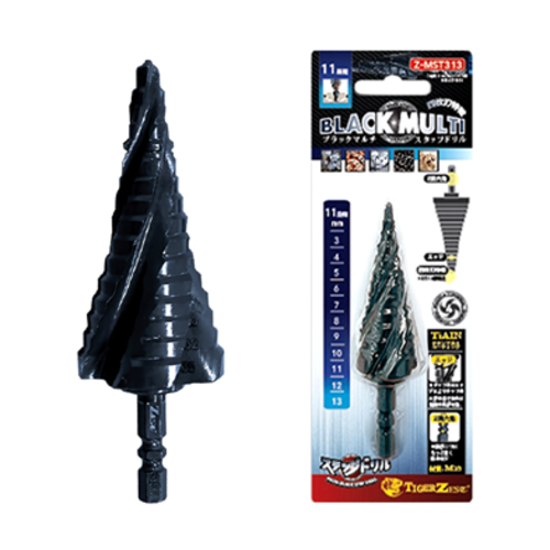 제스트  멀티블랙 스텝드릴 비트  Z-MST313(소) 제품전체 티타늄 알루미늄 코팅 12,110원