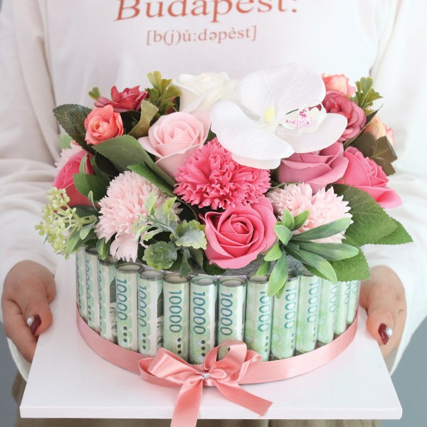 모리앤 비누조화꽃 플라워 용돈케익 대 20,240원