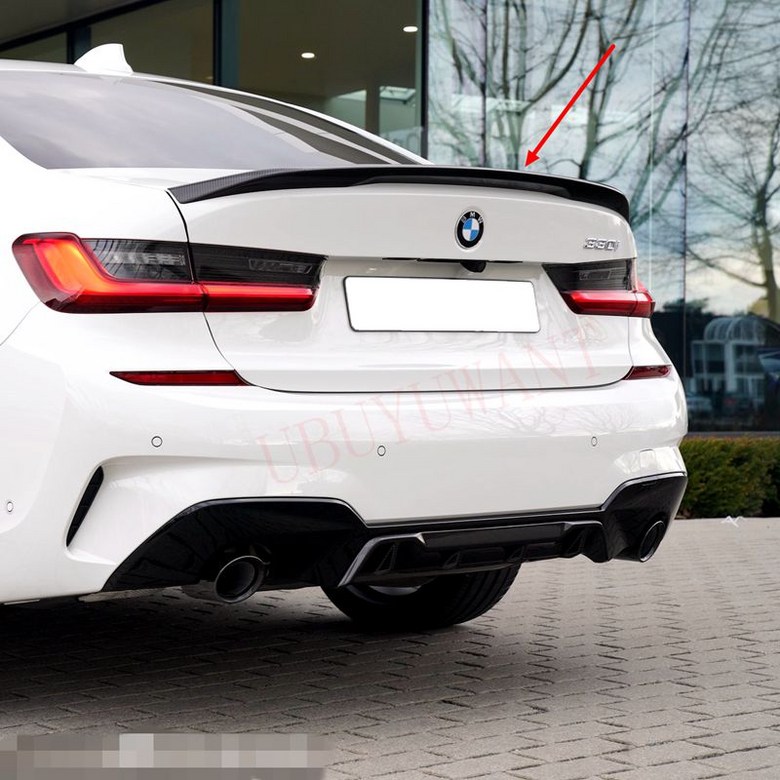 3 시리즈 ABS 외부 후면 스포일러 테일 트렁크 부트 윙 장식, BMW G20 2019 2020 320i 320D, 자동차 MP 스 169,600원