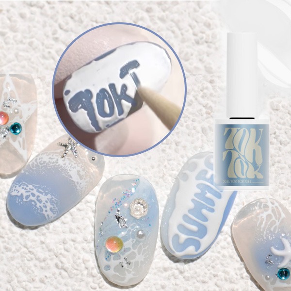 디젤 톡톡젤 퍼짐번짐 네일이펙터 스크래치젤, 톡톡, 1개, 10ml 12,000원