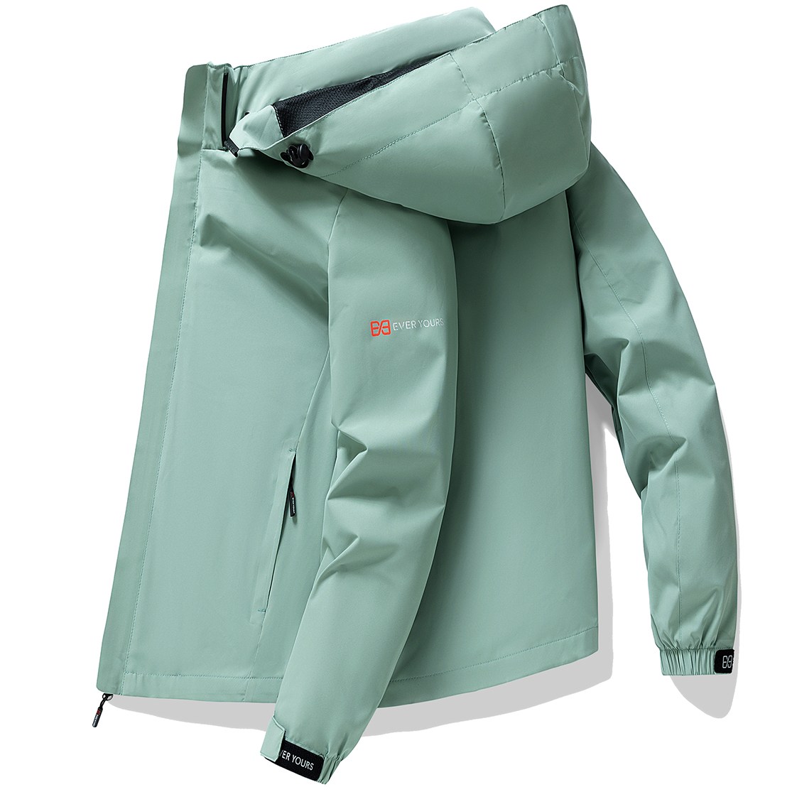 에버유어스 아웃도어 등산복 바람막이 남녀 봄 퓨어 컬러 탈부착 트레이닝 등산복 블랙 그린 33,840원