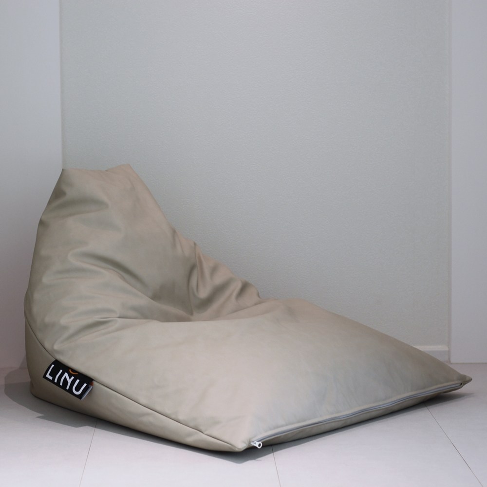 LINU리누 가죽빈백 빈티지레더 이지클린 방수 방오 EPP, 오트밀 149,900원