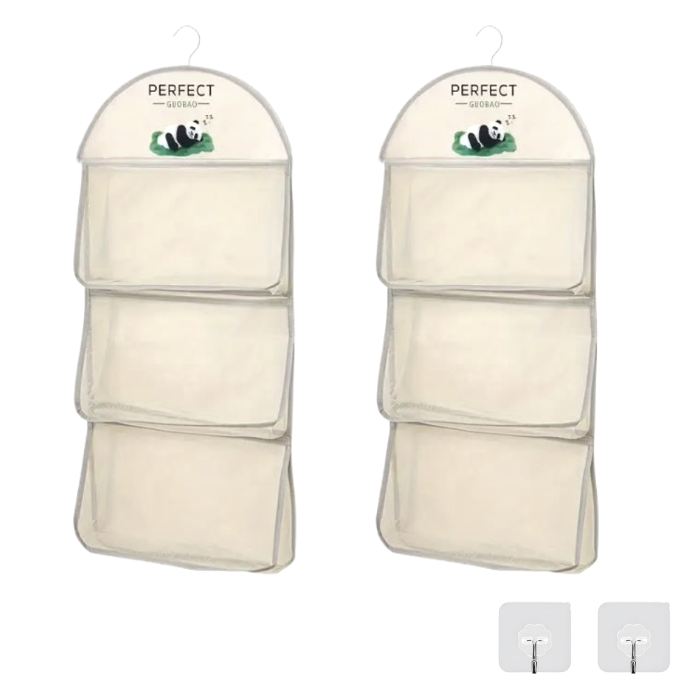 살림코드 걸이형 메쉬 수납 파우치 1+1 정리 주머니 무타공 고리 증정 15,900원