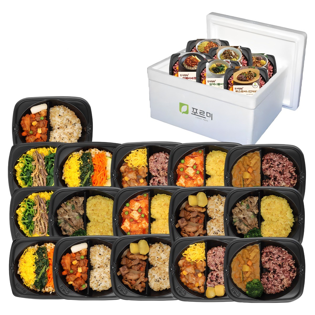 포르미 인생덮밥 8종16팩 덮밥도시락 간편식 볶음밥 배부른 한끼도시락, 16개 63,030원