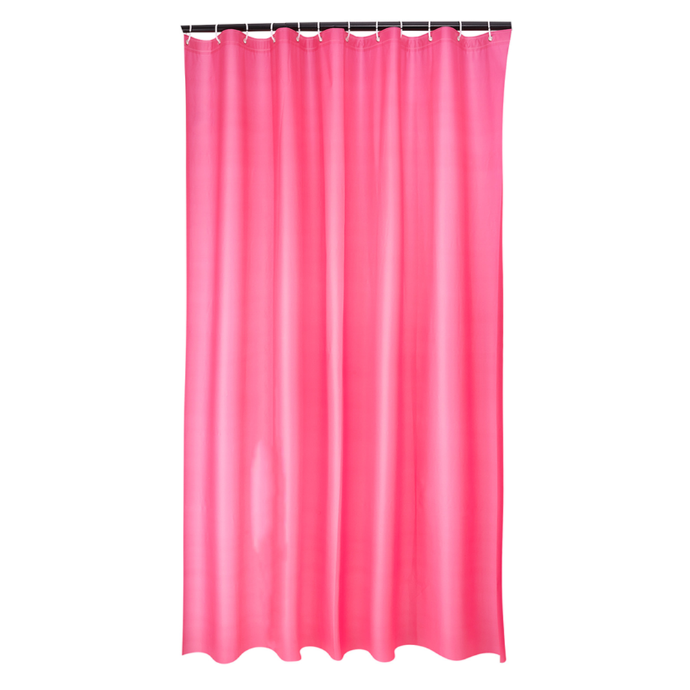 KODACHIEF 단색 솔리드 컬러 모던 무지 화장실 일상감성 심플 샤워커튼, 마젠타, 1개 9,410원