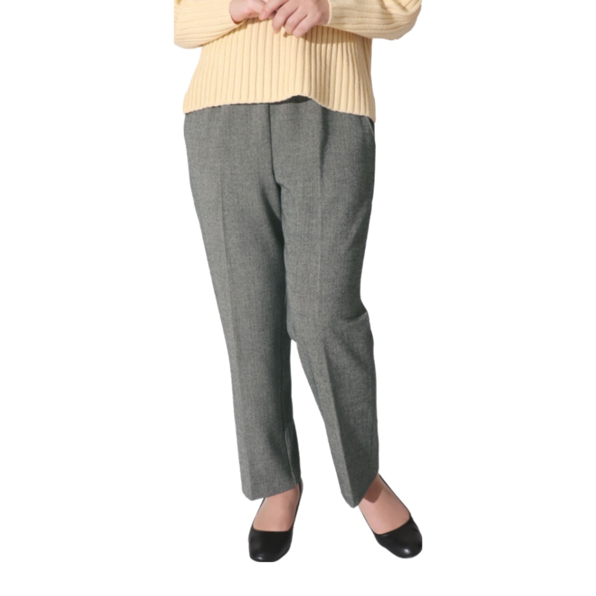 Made in Japan 겨울용 허리편한 일본 기모바지 부드러운 촉감 헤링본패턴 부모님 생신 명절 선물 병원 외출용 50대 60대 70대 중년여성 엄마옷 할머니옷 9604 57,000원