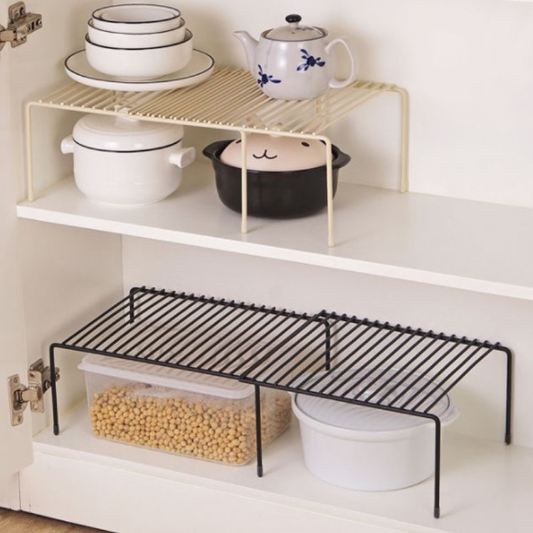 1+1권스 길이조절 접시 정리대 그릇정리대 주방 후라이팬 냄비 거치대 선반 14,990원