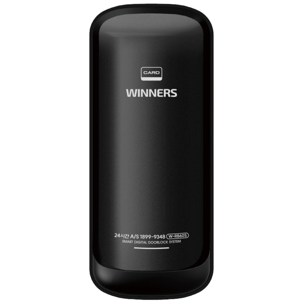 위너스 W-RB60S 손잡이없음 도어락 카드키 4개 비밀번호 보조키 디지털도어락 현관도어락, 고객직접설치, W-RB60S 45,500원