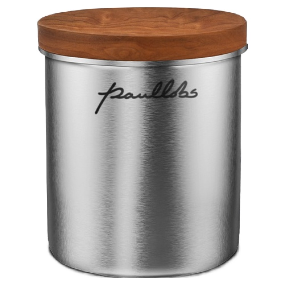 폴롭스 스텐 원목 원두 캐니스터 소 8.5 x 9.5 cm 400ml, 혼합색상, 1개 14,500원