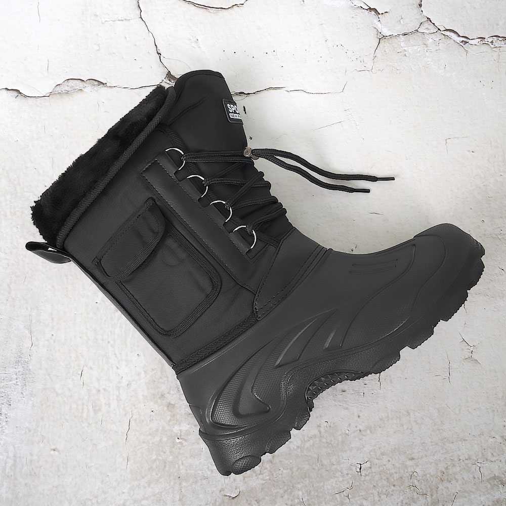 [슈플랜]남성 방수 방한부츠 오토바이 낚시 방한화 탈착가능 속부츠 4cm -0992 29,800원