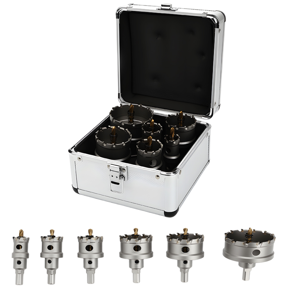 초경 홀쏘 6개입 세트 스테인레스 철판 알루미늄 목재 홀커터 세트 공구, 1개 42,500원