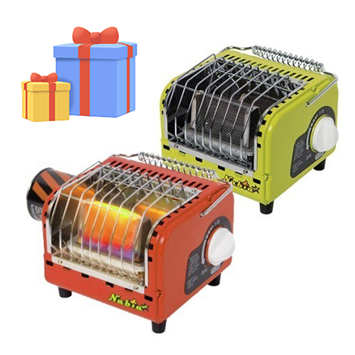 [국내생산 신형] 나비아 NGH-1200 휴대용 부탄가스히터 낚시 차박 캠핑 미니 난로 청소브러쉬+전용가방 증정(+열차단판 선택) 51,500원