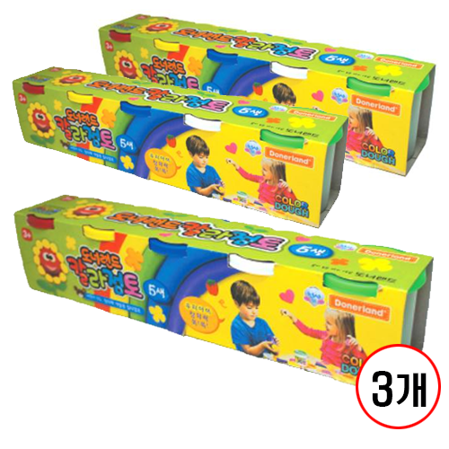 칼라점토(도너랜드), 5색, 3개 22,800원
