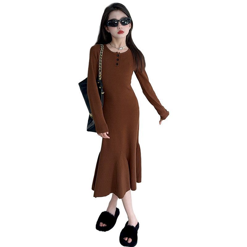 해피유통여아 블랙 니트 원피스 긴팔 슬림핏 스커트디자인14세 이상 19,020원