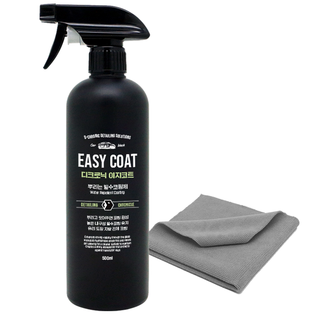 디크로닉 이지코트 500ml 습식 코팅제 퀵디테일러 차왁스 광택제 타월, 500ml, 1개 14,000원