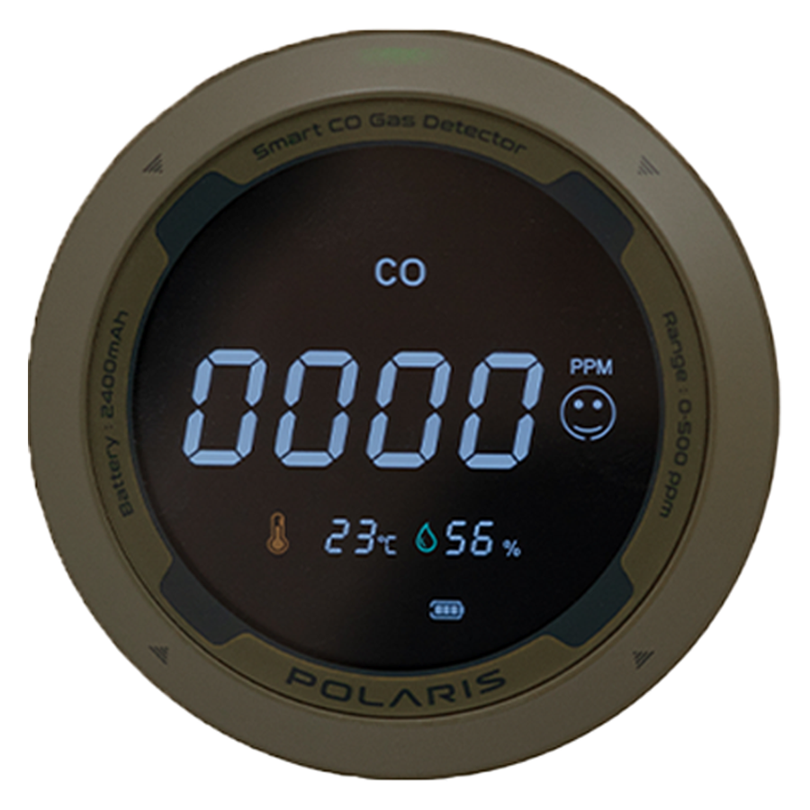 폴라리스캠프 가정 캠핑용 택티컬프로 일산화탄소 온도 습도 무선 경보기 카키 42,000원