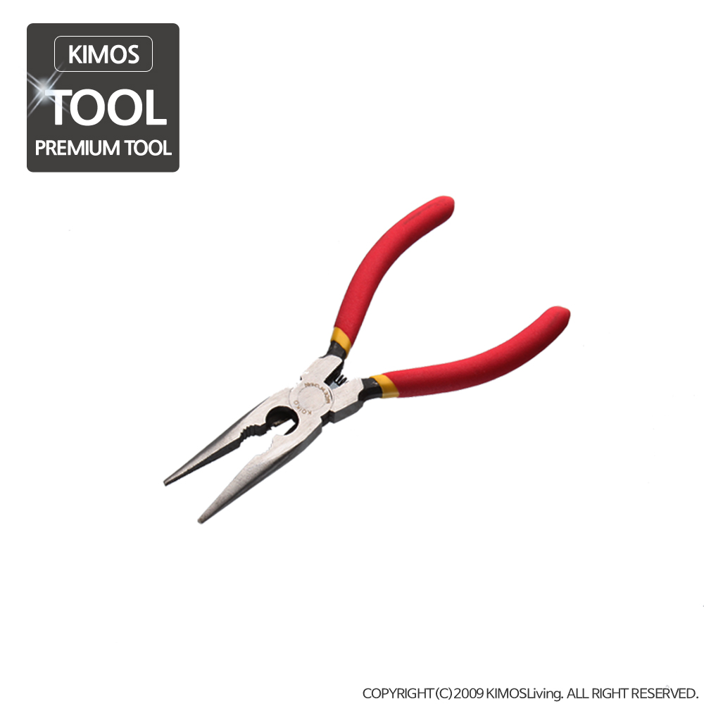 (KIMOS)롱노우즈(6인치) 롱로우즈뺀치 펜치 마루 4,500원