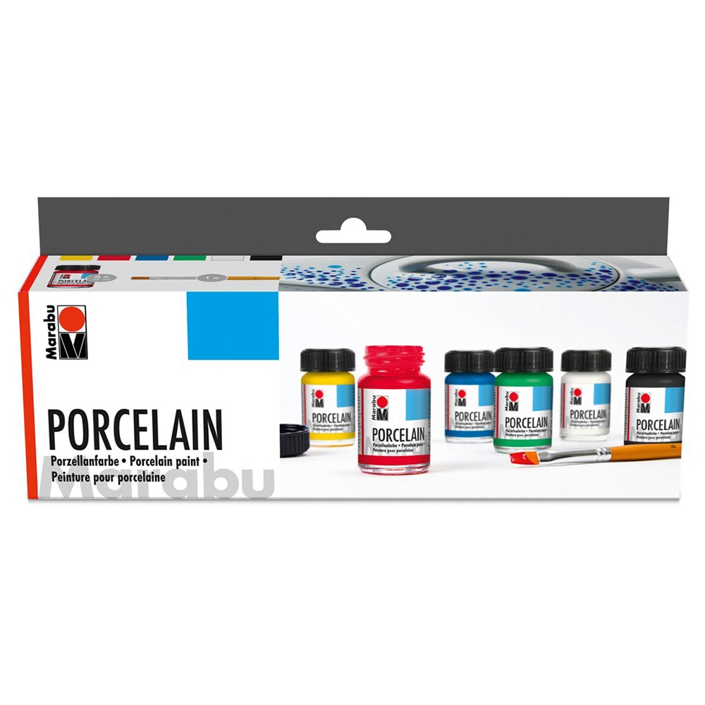 마라부 포셀린 스타터 도자기용물감 6색 15ml 세트 MB110500087 18,900원