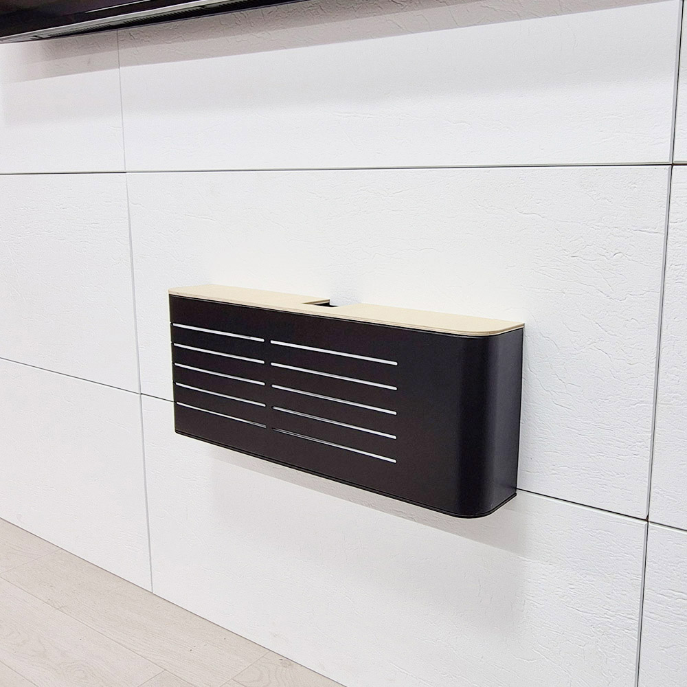 벽콘센트가리개 무타공 셋탑박스브라켓 셋탑박스숨기기 공유기 거치대 멀티탭정리함 벽걸이티비선정리 매직히든 하프라운드 슬림 33,980원