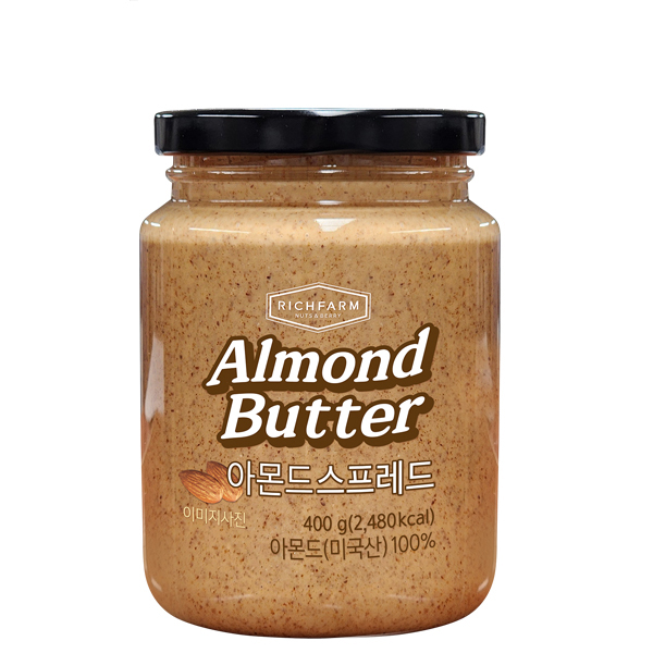 리치팜너트 아몬드스프레드 400g, 8개, 400g 117,560원