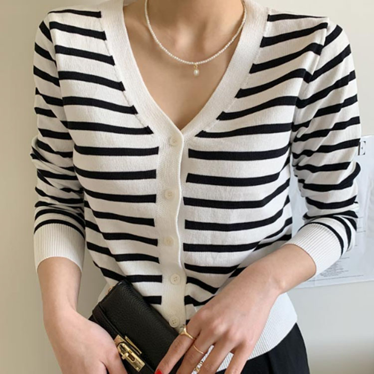 난닝구 여성용 콘베오 단가라 가디건 15,000원