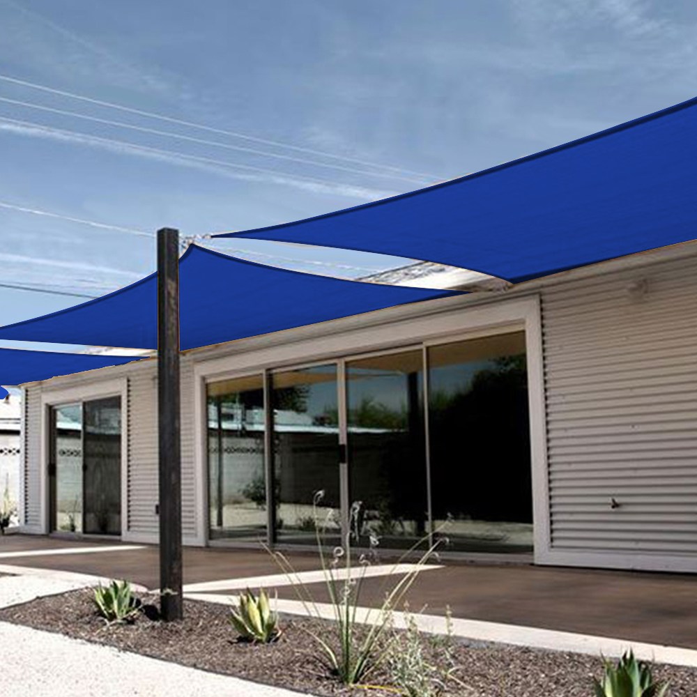 HK.sell 마일드 썬쉐이드 방수 메쉬 그늘막 2X3M 직사각, 라인A 블루 25,900원