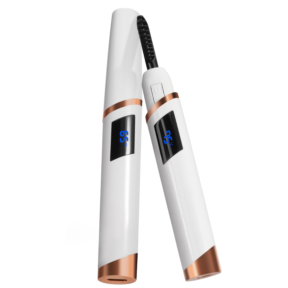 MOKIN 휴대용 무선 속눈썹 고데기 롱라스팅 Type-C 충전식 전기 히팅 뷰러 3단계, 화이트 24,500원