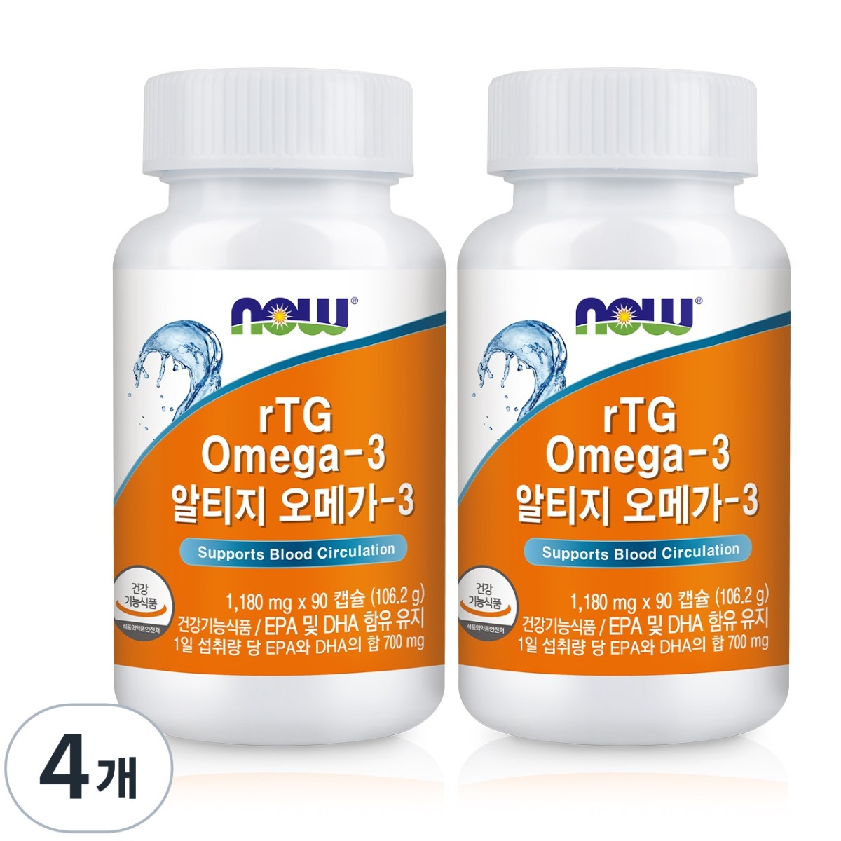 나우푸드 알티지 오메가3, 90정, 4개 94,400원