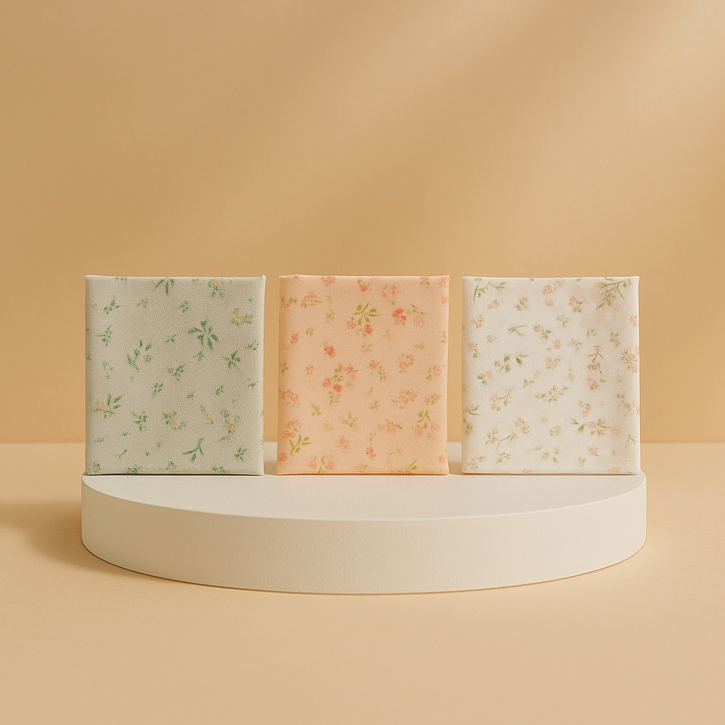 이레터치 여성 손수건 아사 면 3장 1세트 잔잔한 꽃무늬 17,800원