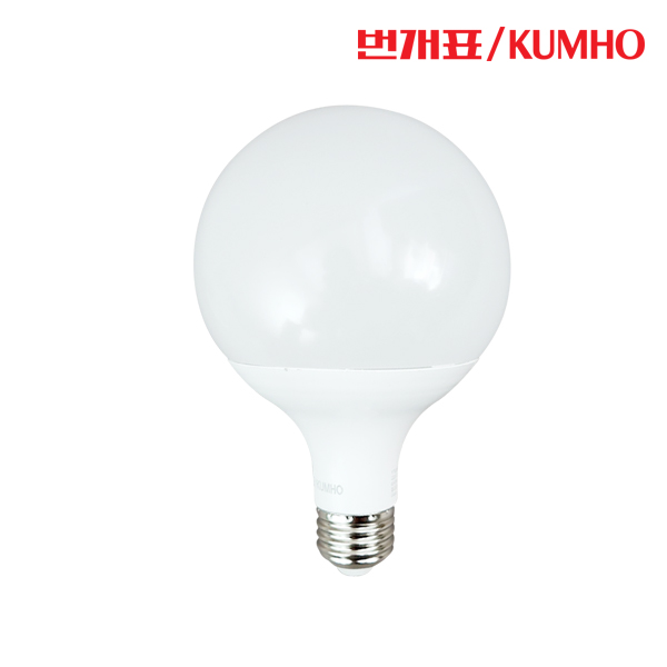 번개표 금호전기 LED 볼구 12W 롱타입 전구색 주광색 4,200원