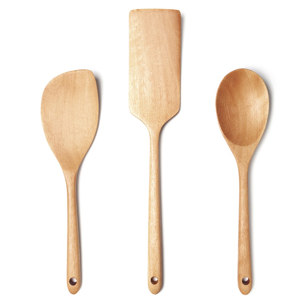 이신공방 국산 천연오일 내추럴 나무 조리도구 3종세트, 다용도주걱 뒤집개 볶음주걱, 내추럴컬러 33,000원