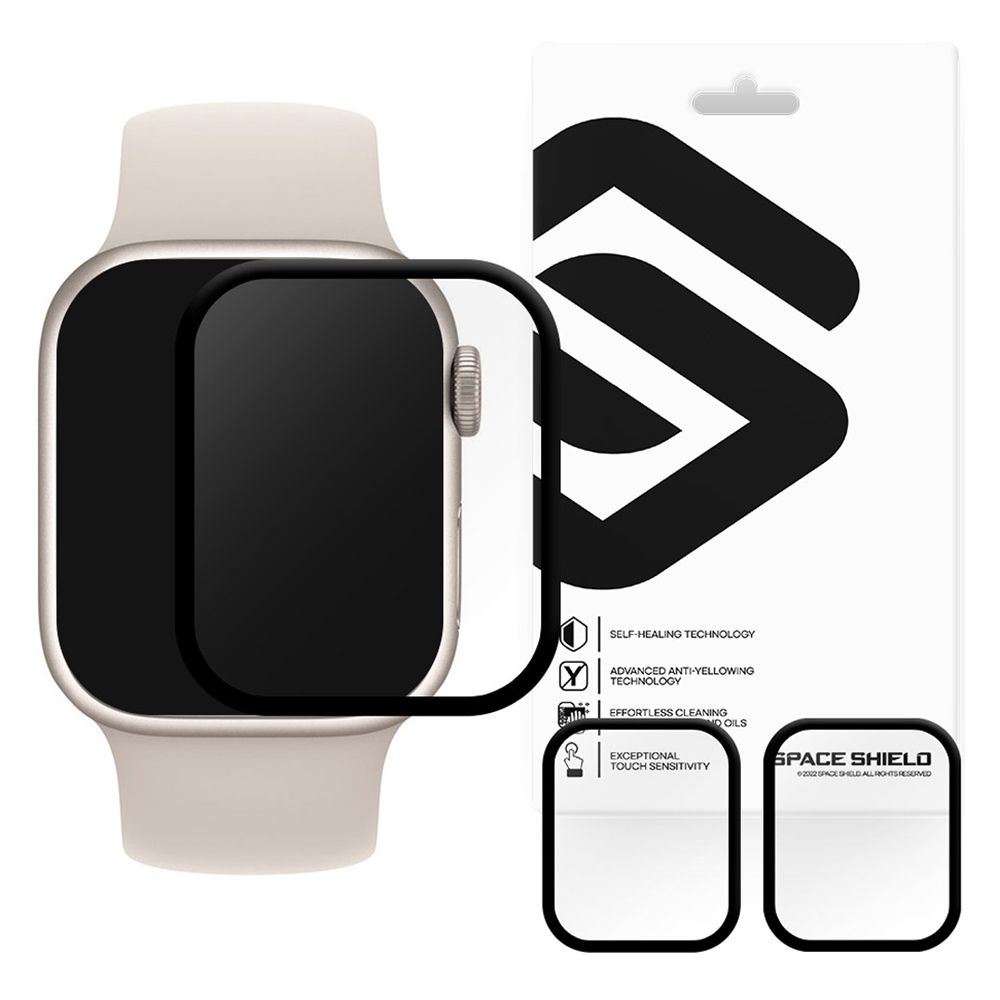 스페이스쉴드 애플워치 호환 아머 플렉스 PMMA 풀커버 액정보호필름 41mm 3p 10,900원