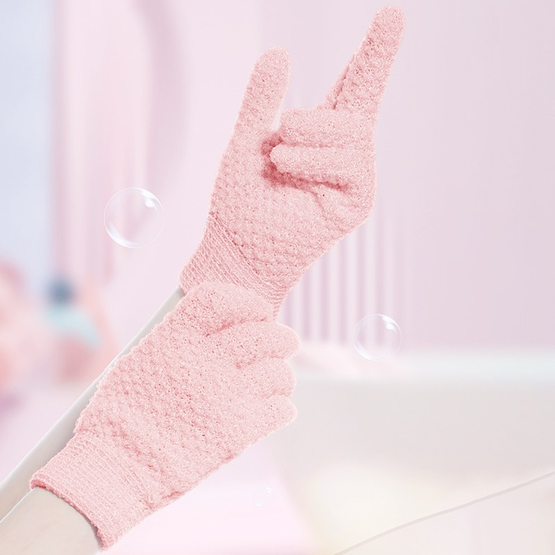 패션파트너 부드러운 각질 제거 저자극 때밀이 샤워 목욕 타올 장갑 바디 스크럽 글러브 2color / 2P, 1세트, 2개입, 베이비 핑크+베이비 핑크 6,950원