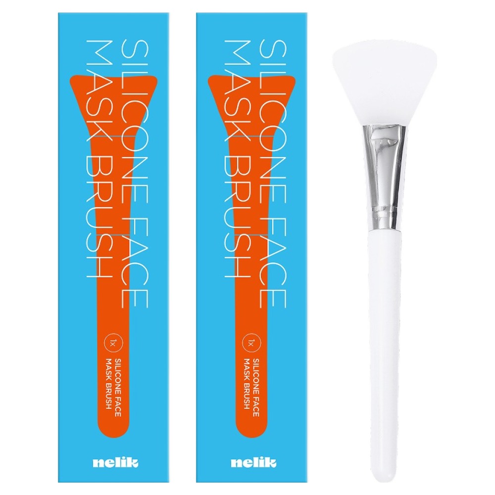 넬릭 실리콘 팩 브러쉬, 2개, 화이트 6,900원